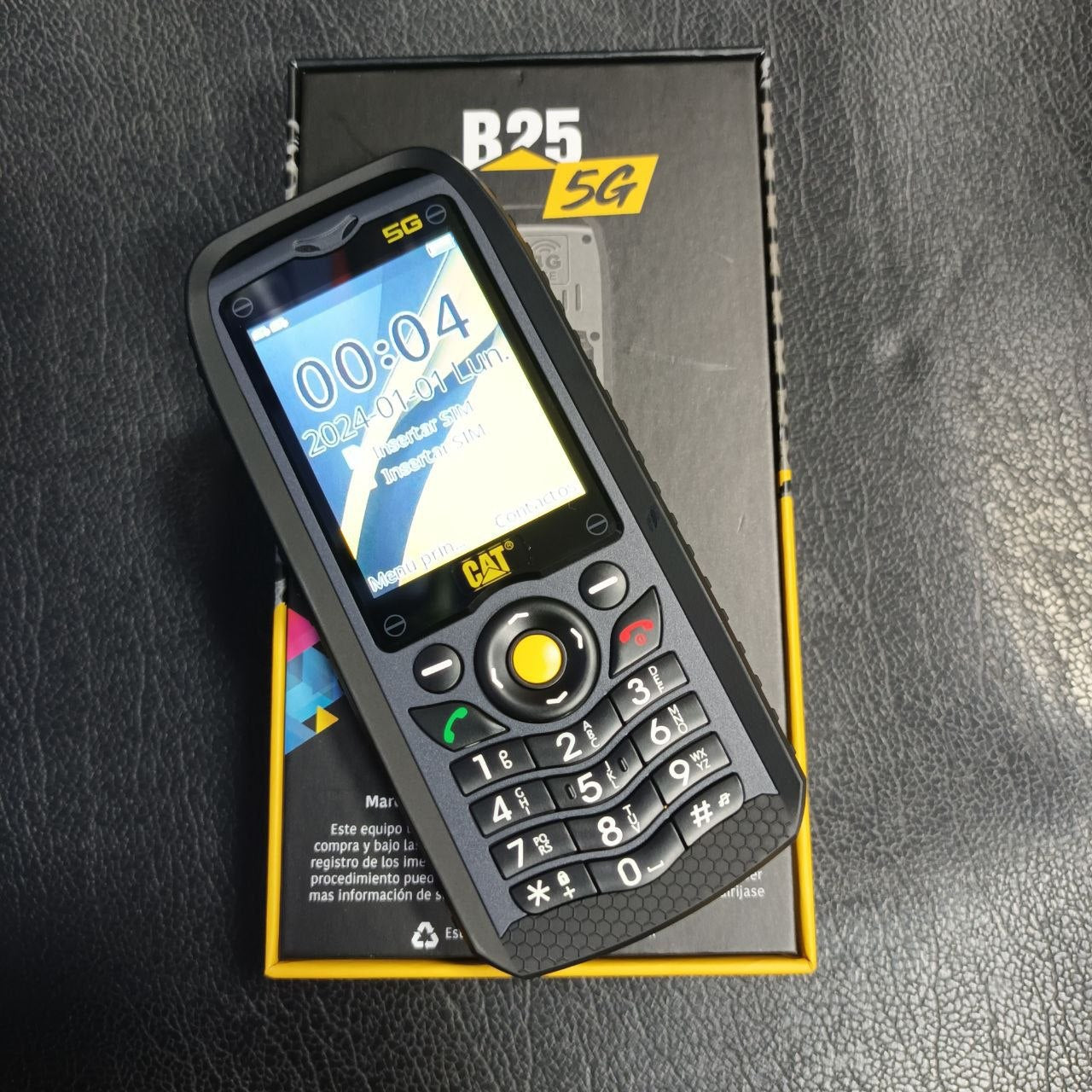 Celular CAT B25 5G Telefono Antigolpes Dual SIM Batería 5K mAh Ultra Resistente