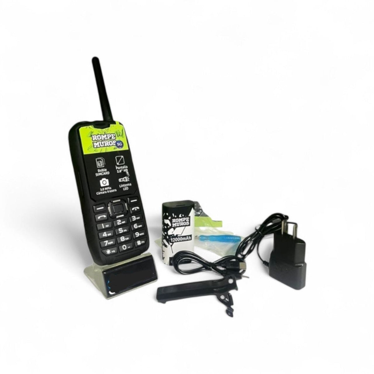 Celular Rompemuros 5G Dual SIM Señal EXTREMA Telefono con Batería 12K mAh 🔋⚡️
