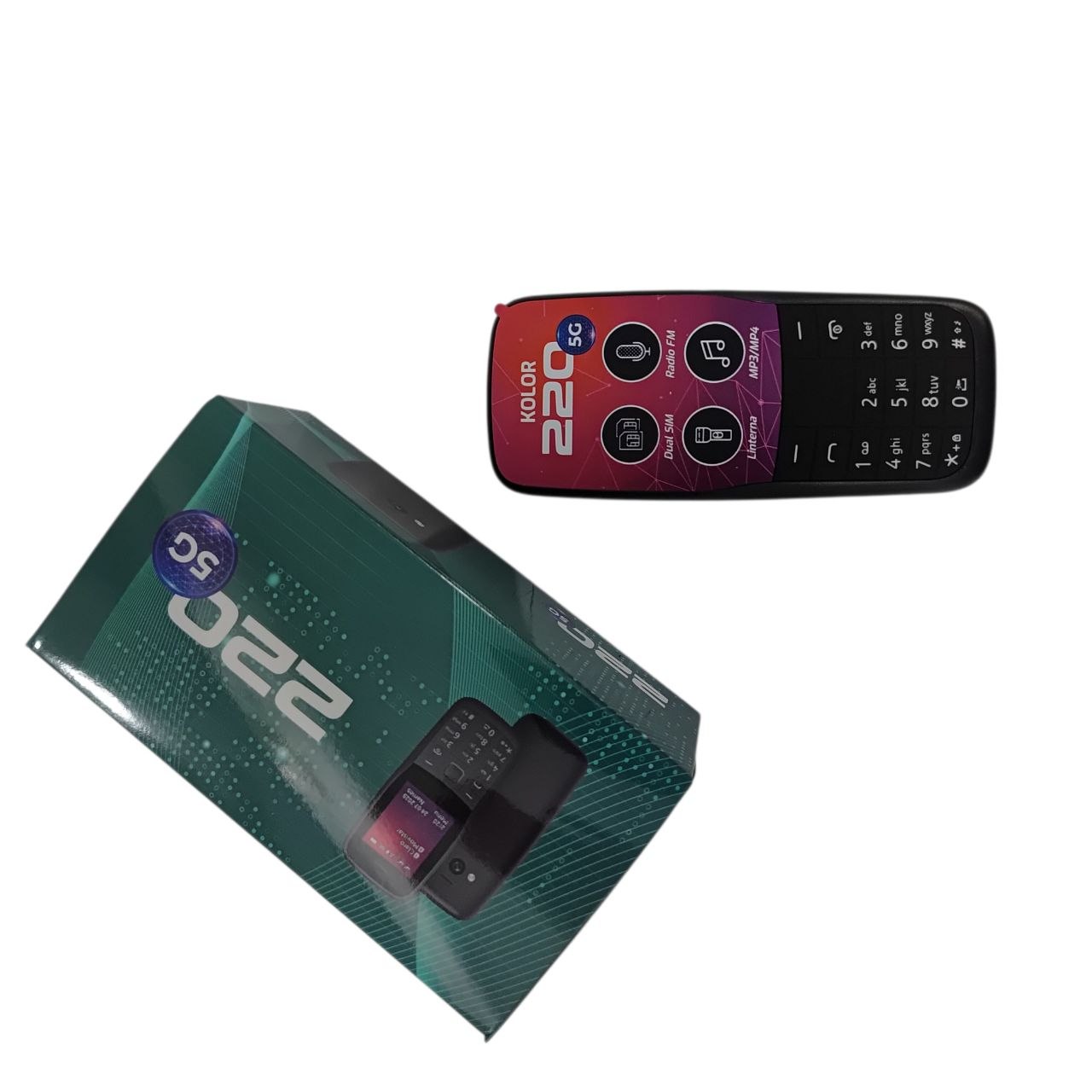 Celular 220 5G telefono Radio FM, Cámara Batería 3000mAh