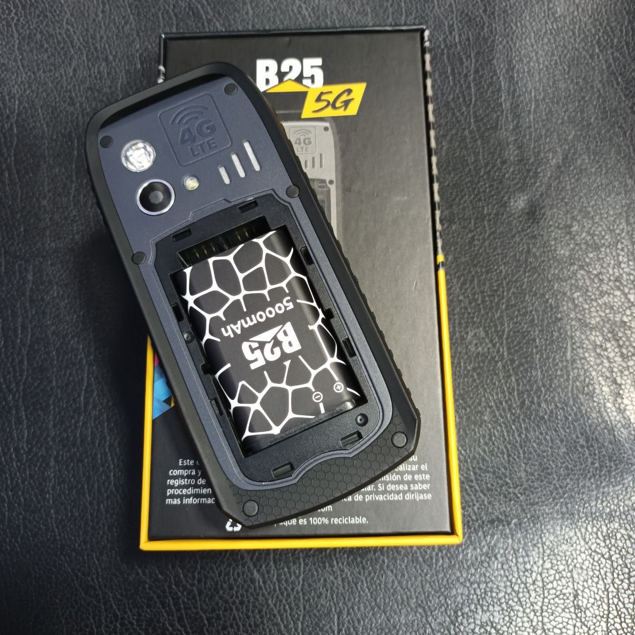 Celular CAT B25 5G Telefono Antigolpes Dual SIM Batería 5K mAh Ultra Resistente