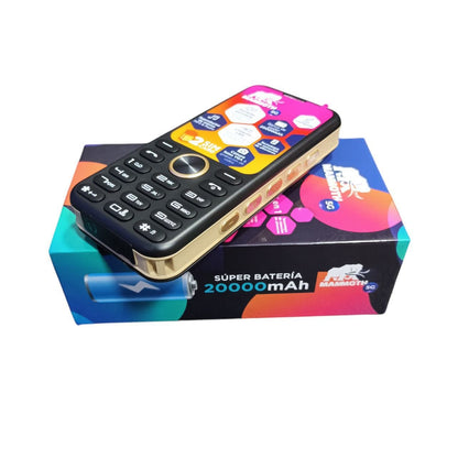 Celular MAMMOTH 5G Telefono PowerBank 20K mAh Triple SIM – Ultra Resistente