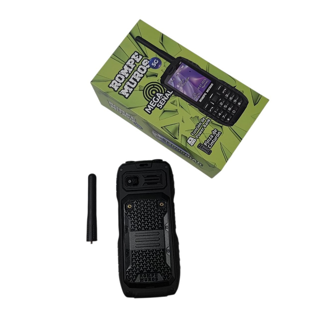 Celular Rompemuros 5G Dual SIM Señal EXTREMA Telefono con Batería 12K mAh 🔋⚡️
