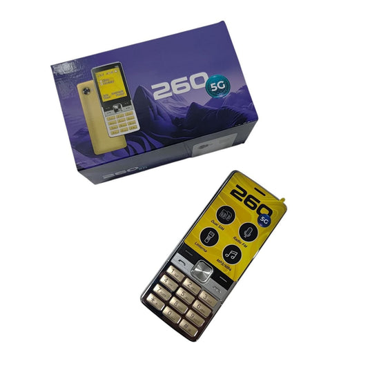 Celular 260 5G Dual SIM telefono con Radio FM, Linterna y Batería 3000mAh
