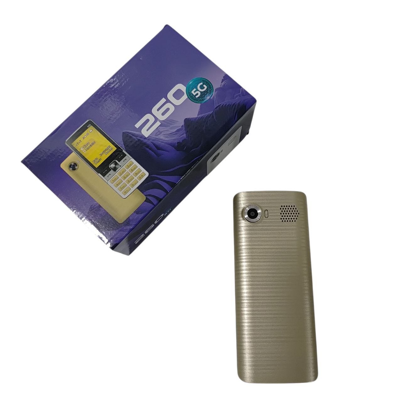 Celular 260 5G Dual SIM telefono con Radio FM, Linterna y Batería 3000mAh