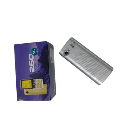 Celular 260 5G Dual SIM telefono con Radio FM, Linterna y Batería 3000mAh