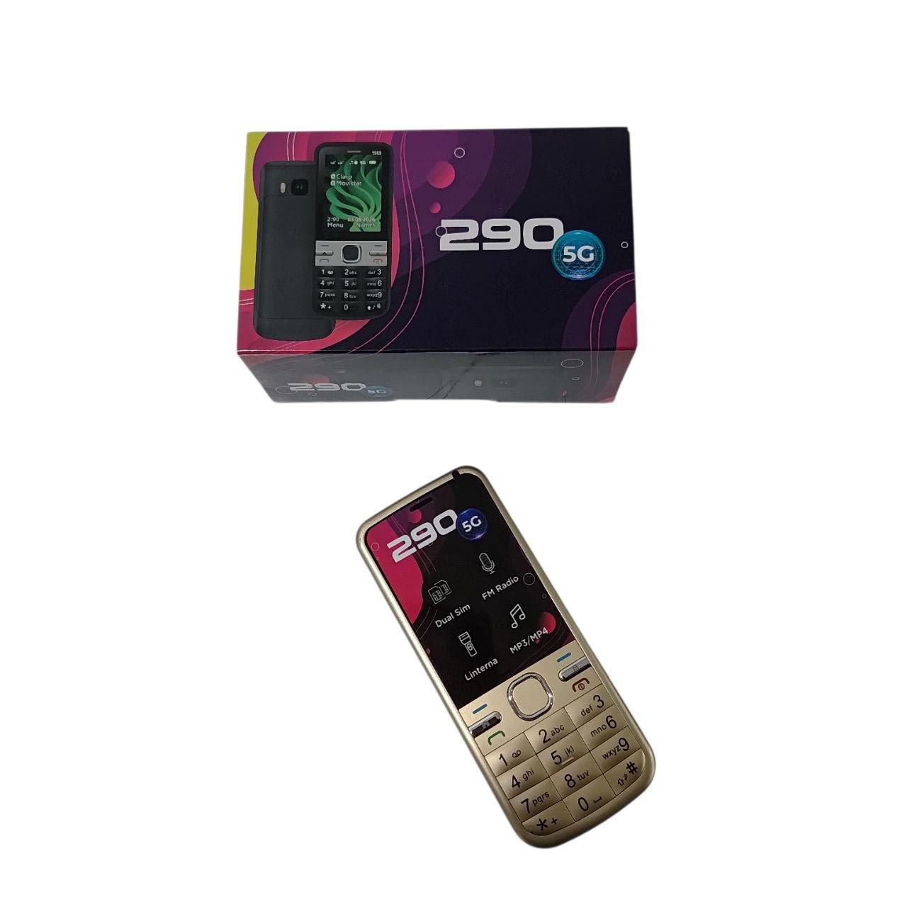 Celular 290 5G Dual SIM Bateria 5K mah Radio fm Linterna 🔋