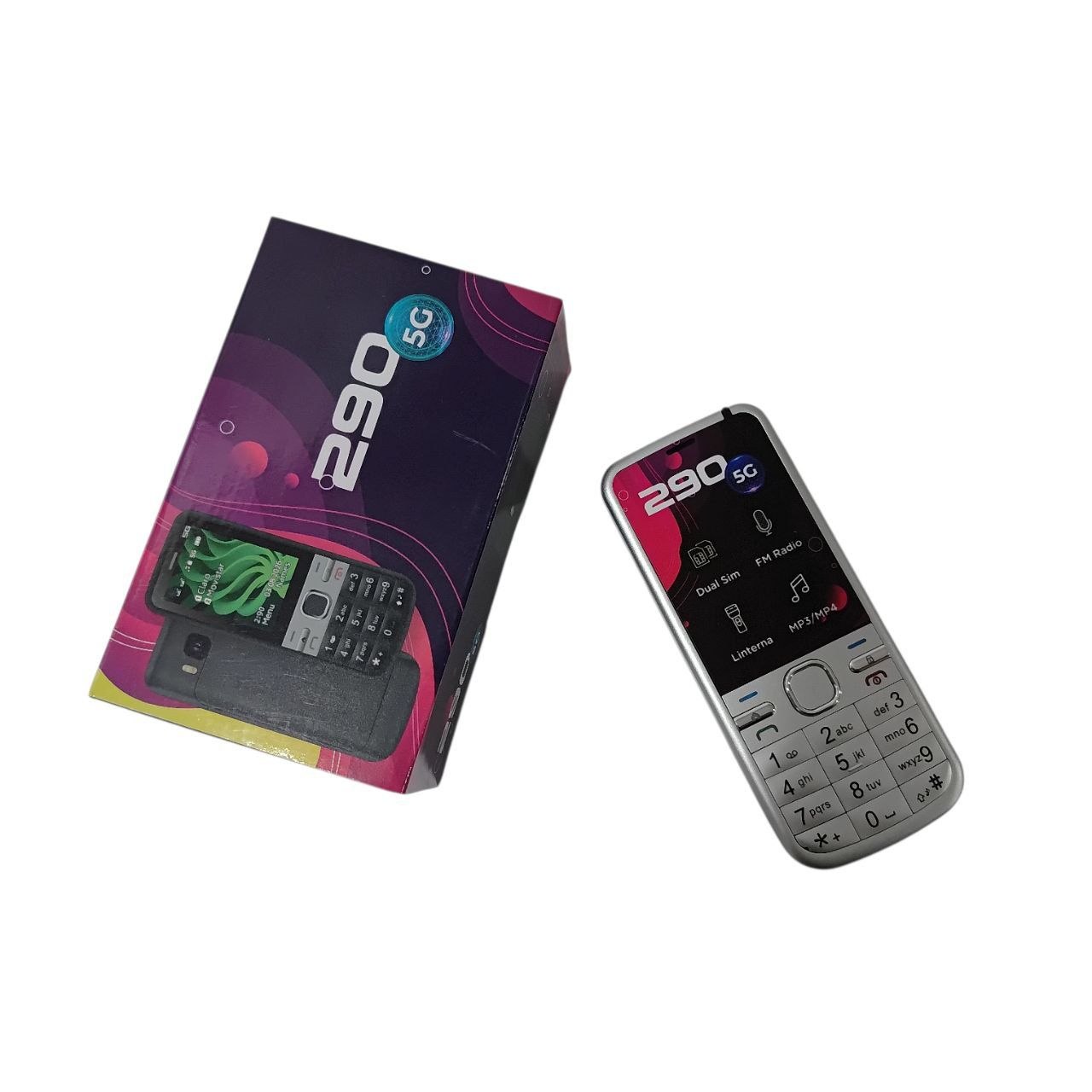 Celular 290 5G Dual SIM Bateria 5K mah Radio fm Linterna 🔋