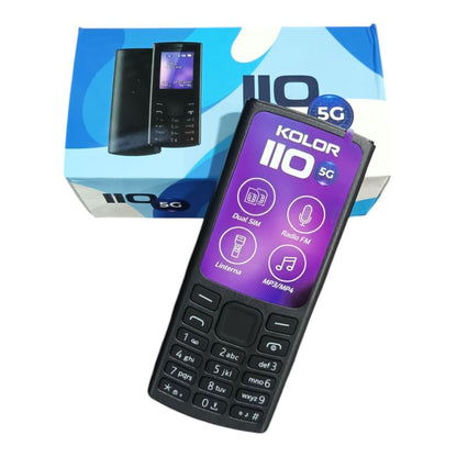 Celular 110 5G telefono Radio FM, Cámara Batería 3000mAh