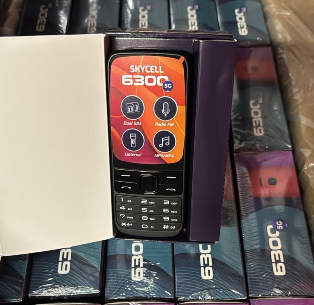 Celular 5G 6300 telefono Doble SIM Radio FM Linterna 3000 mAh