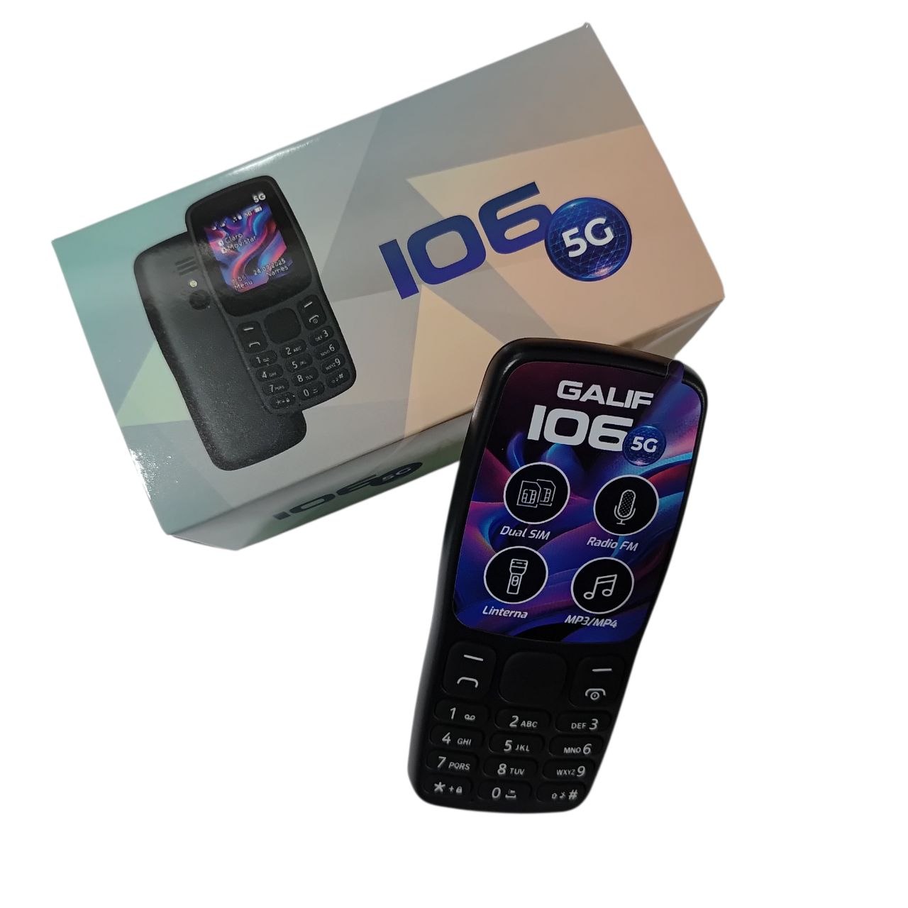 Celular 106 5G telefono Radio FM, Cámara Batería 3000mAh