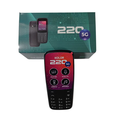 Celular 220 5G telefono Radio FM, Cámara Batería 3000mAh